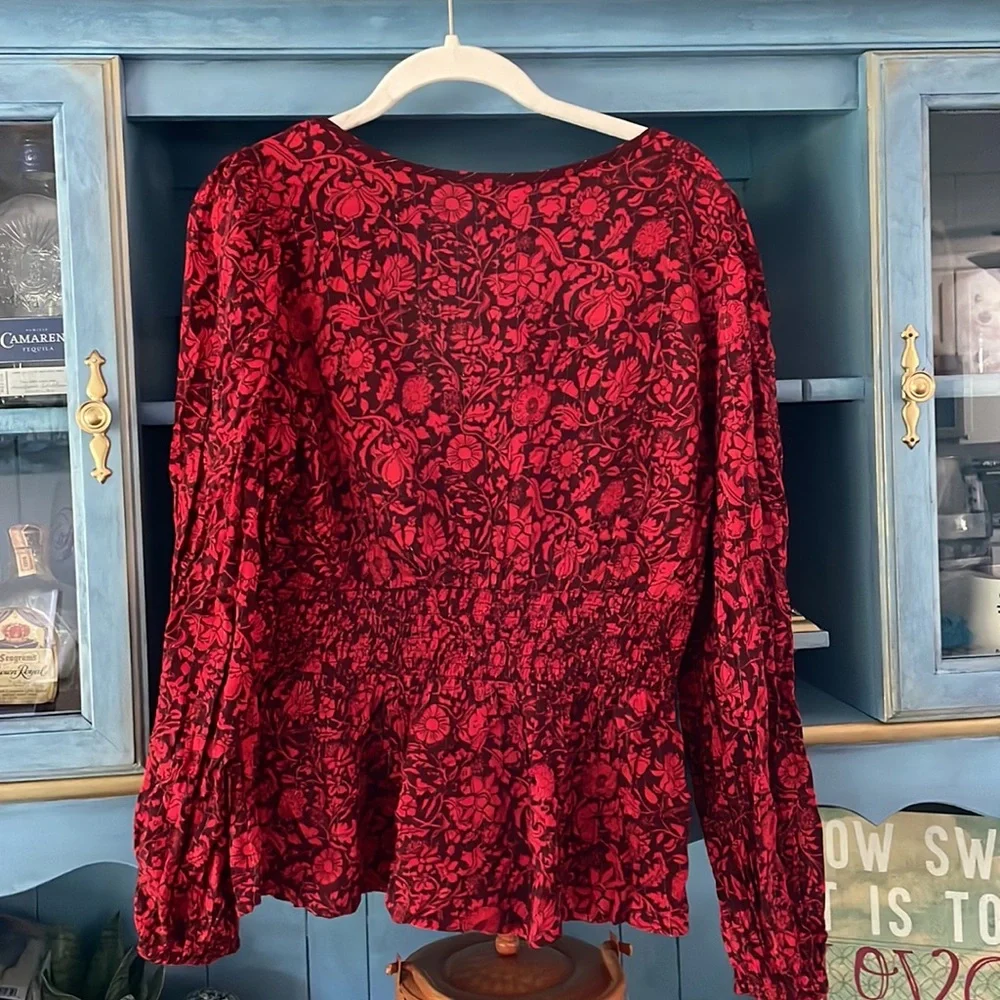 Knox Rose red top NWT - Picture 2 of 5